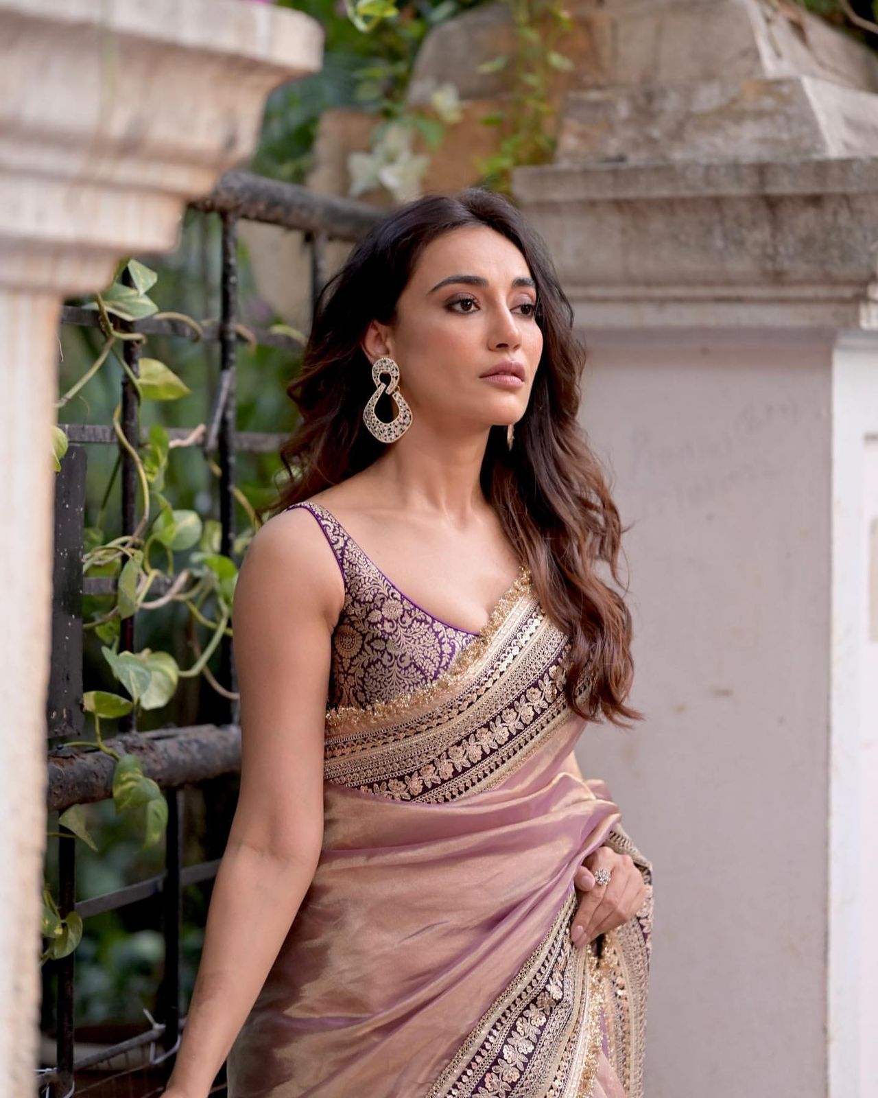 Beautiful Sequance and Dori Embroidery work with Fancy lace border