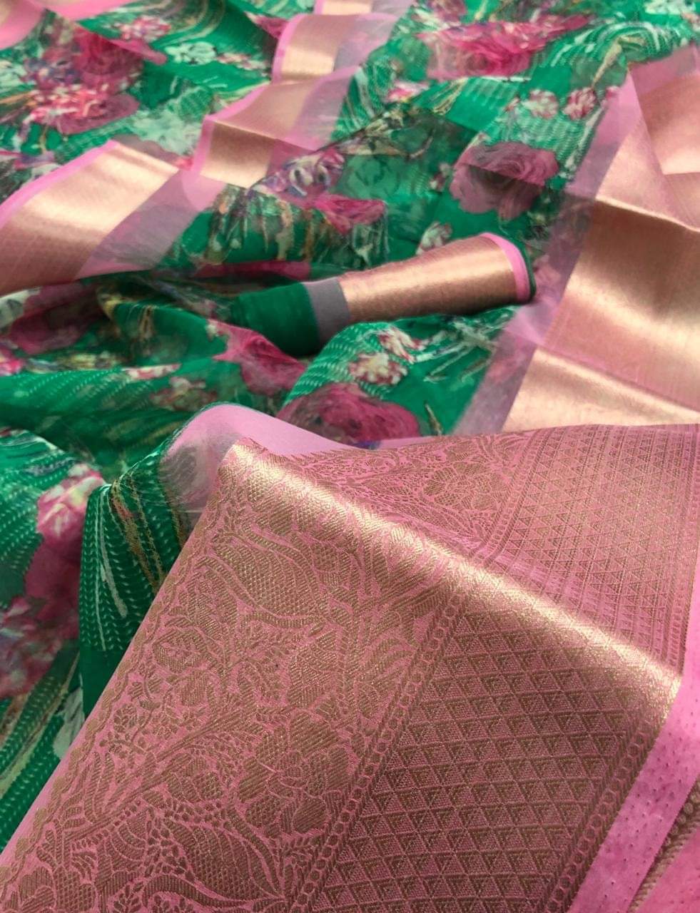 Organza  saree collection