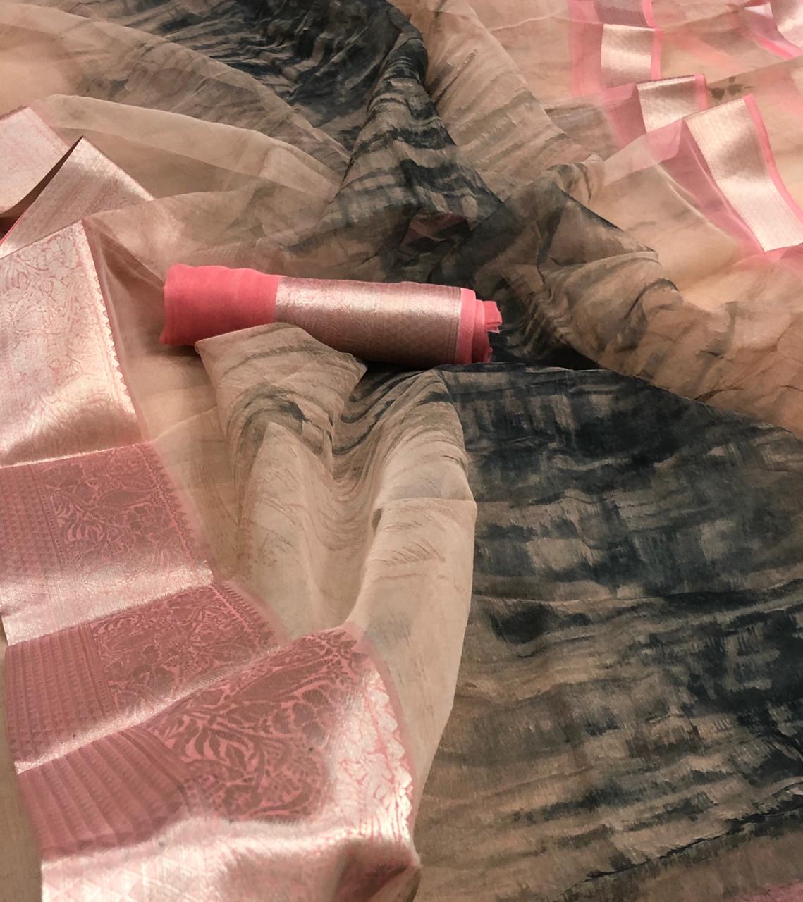 Organza  saree collection