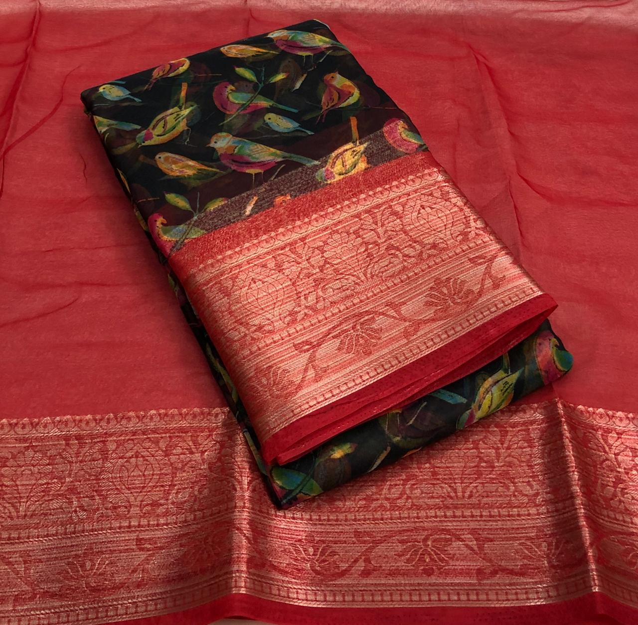 Organza  saree collection