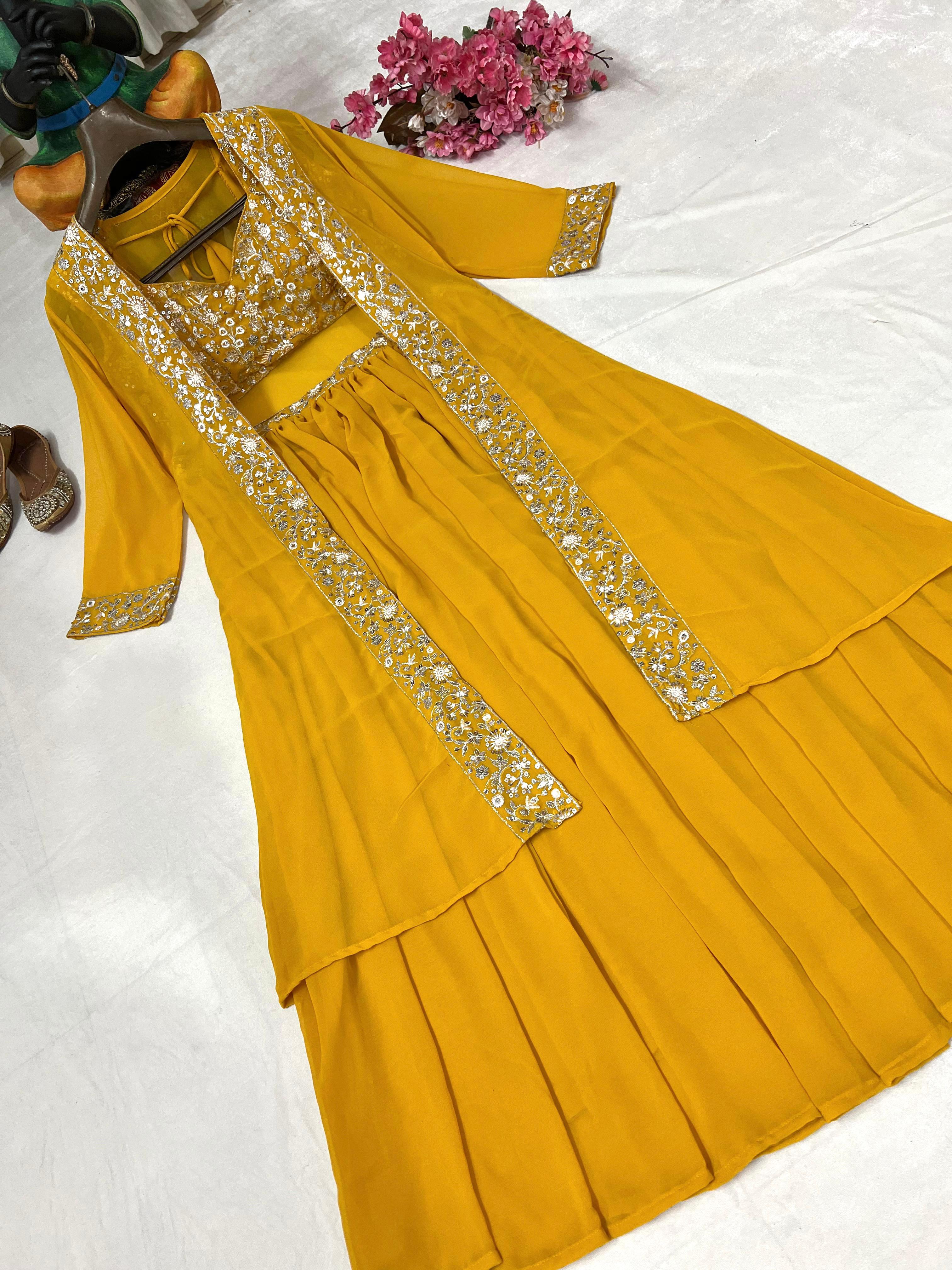 Premium INDOWESTERN LEHENGA CHOLI SET
