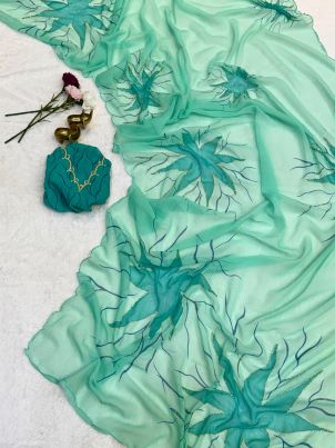 Bandhani  Print Saree