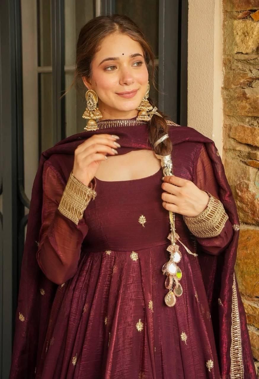 Embroidery Siqunce And  Less Work Sharara